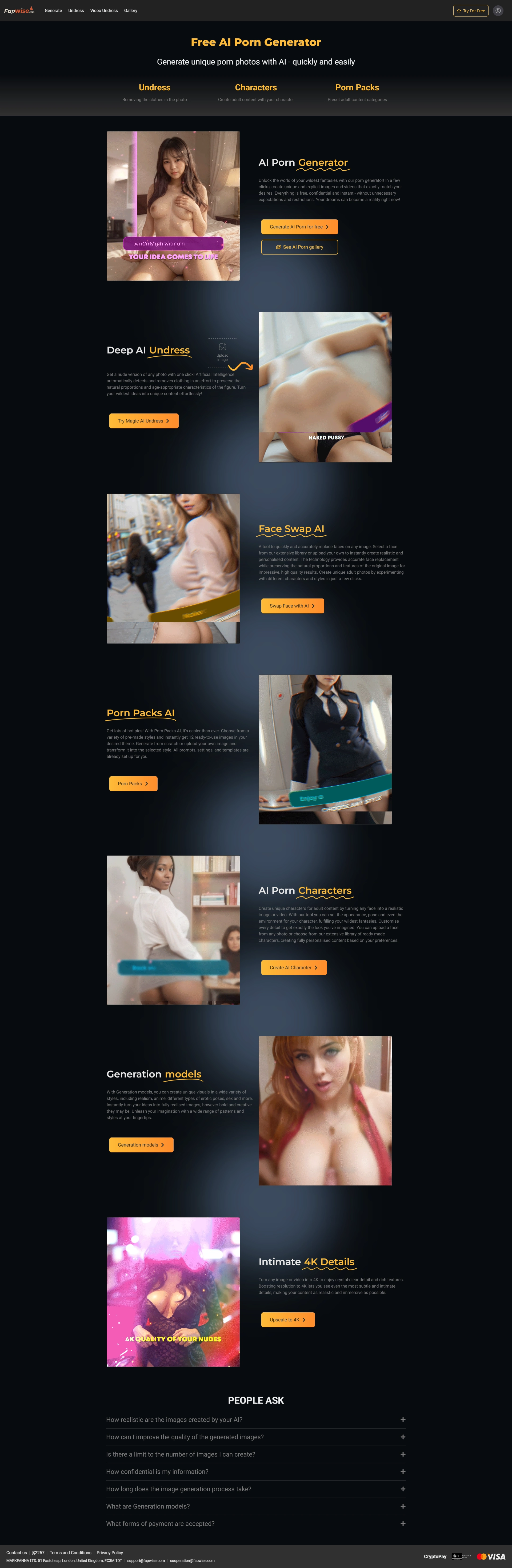 FapWise Gallery page