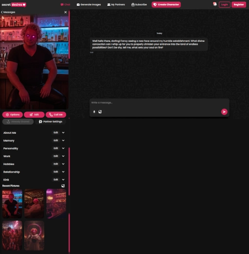 Secretdesires.ai chat with boyfriend